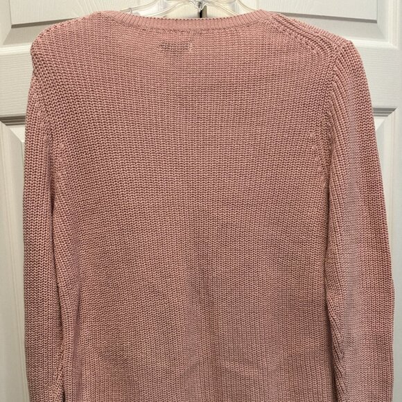 NWT Women's Croft and Barrow XL Pink Crew Neck Sweater. - Picture 3 of 3